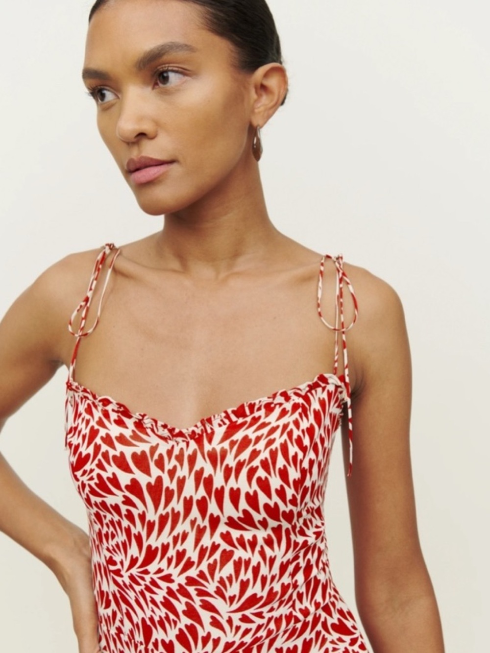 Reformation Enya hearts midi dress - Picture 2 of 10